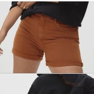 Everlane The Denim Short Orange/Brown